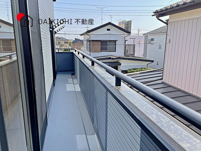 【バルコニー】 | 桶川市西2丁目　新築戸建　全1棟　1号棟