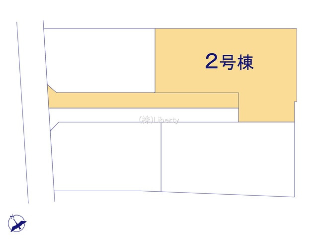 日立市東金沢町9期　新築戸建　2号棟の区画図