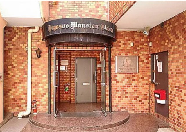 ペガサスマンション恵比寿　最上階　ハイサッシ　分譲　常時ゴミ出し可のエントランス