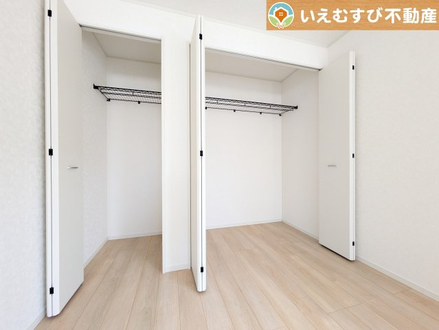 Cradle garden　鴻巣市箕田第9の収納|大容量の収納スペースで住空間もスッキリ広々
収納がたっぷり付いていれば、お部屋がすっきり保てて気持ちが良いですね♪
