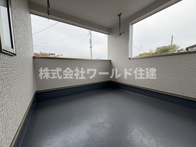 飯能市双柳第37のバルコニー