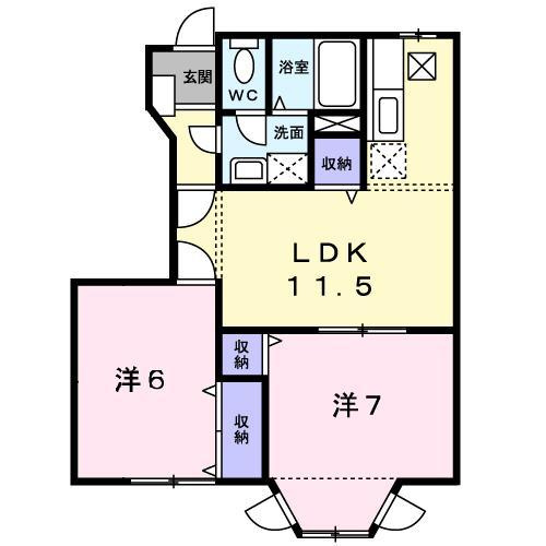エスペランスⅠの間取り
