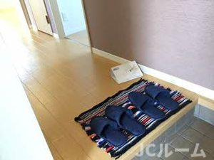 シャーメゾン石橋 Cの玄関