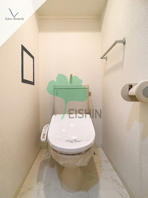 【トイレ】 | アイセレブ祇園 | 清潔感のあるトイレです。