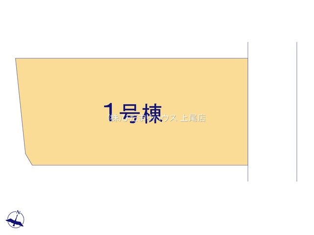 西区三橋6丁目　新築戸建　ブルーミング01の区画図
