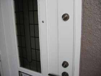 【玄関】 | グリーンヒル白水 B棟 | 玄関ドア（ダブルロックキー）