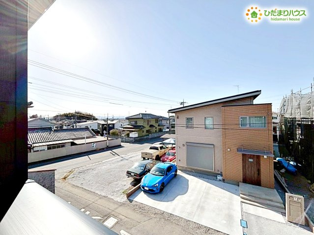 鴻巣市箕田　第9　新築一戸建て　クレイドルガーデン　02の展望|バルコニーからは周囲の穏やかな住宅街を見渡せます！
高い建物が隣接していないため、空が広く感じられる開放的な景色が広がります★