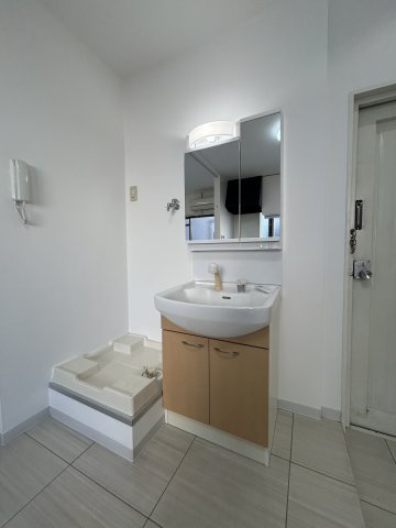 吉見ハイツの独立洗面台