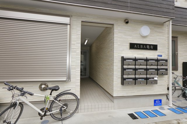 ALBA亀有のエントランス