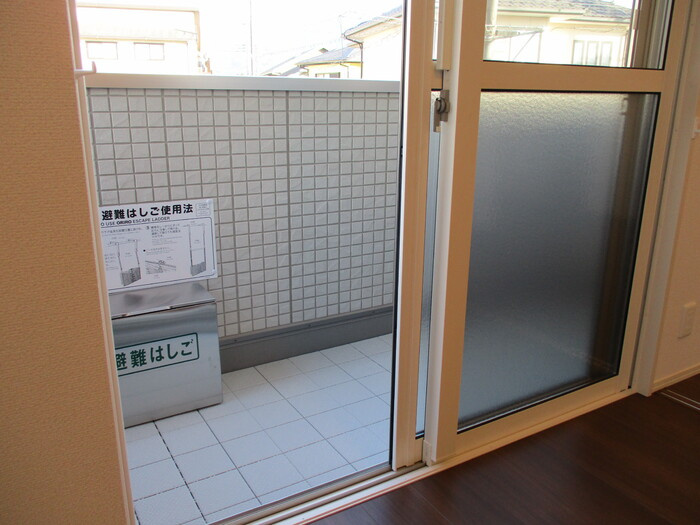 アゼリアGのバルコニー