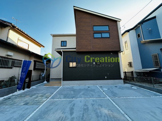 【成約御礼】平塚市寺田縄　新築一戸建て　1号棟の外観