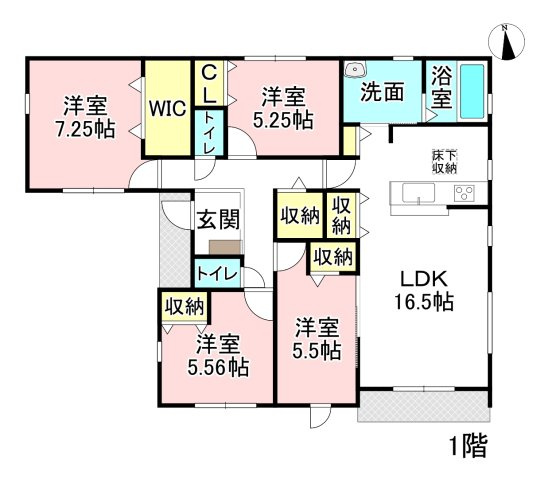 各務原市川島渡町　2号棟の間取り|マイホームは、子供の人間形成、夫婦のあり方、家族の絆に多大な影響を与えます。家族構成の変化に対応できる、多様性と快適性を、楽しく、個性的に、表現したい、と考えて設計した住まいです。