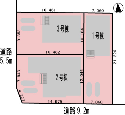 【区画図】 | 各務原市川島渡町