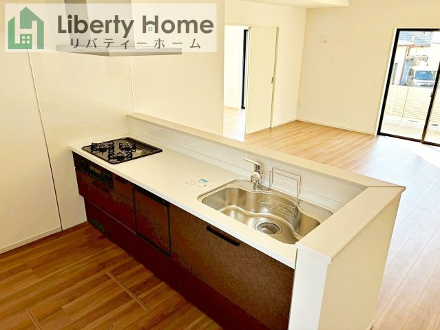 日立市東金沢町9期　新築戸建　4号棟のキッチン