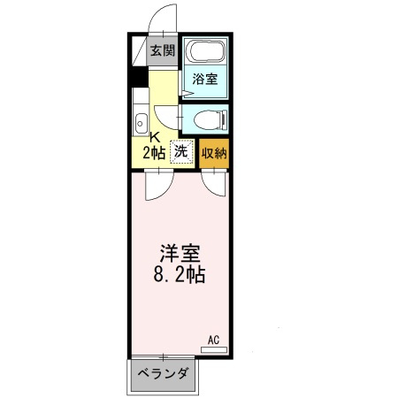 【間取り】 | エクレール相原B