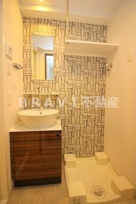 エスリード谷町六丁目レジデンス　BRAVI不動産の洗面所|【エスリード谷町六丁目レジデンス】洗面所です