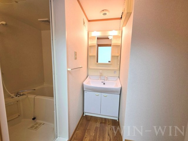 ラッキービレッジの独立洗面台