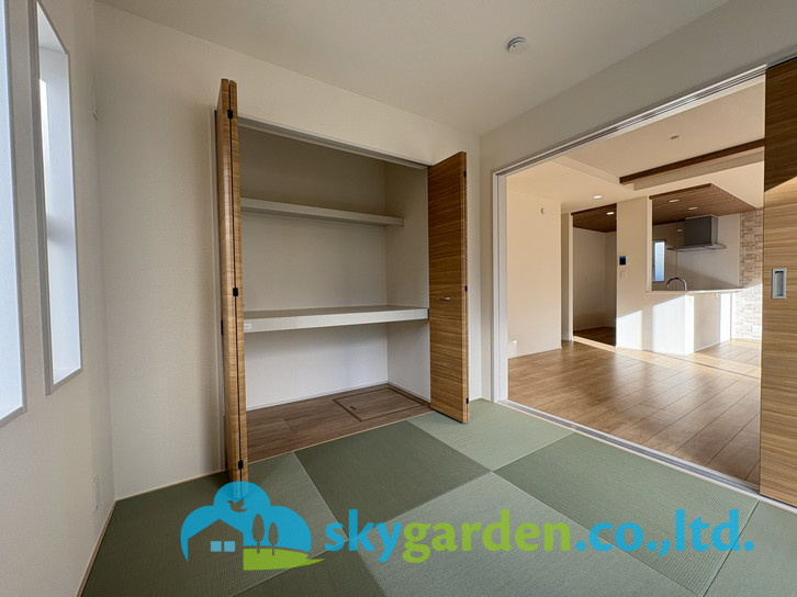 茅ヶ崎市松が丘2丁目　全2棟2号棟の和室|和室があると、家にあたたかい雰囲気が生まれます