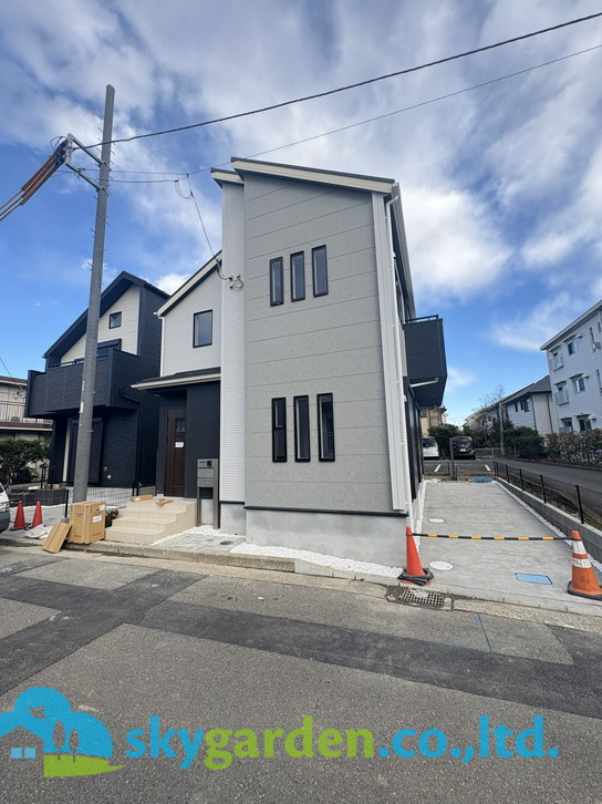 茅ヶ崎市松が丘2丁目　全2棟2号棟の外観|きれいな外観です