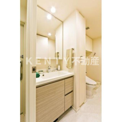 【洗面所】 | パークアクシス馬込レジデンス | 広い洗面スペース