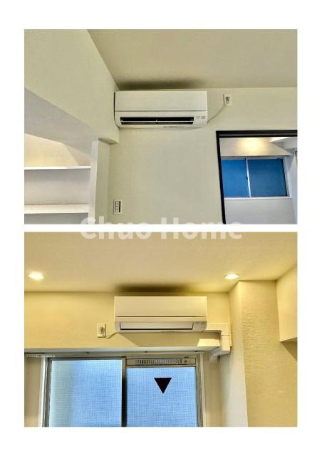 レジェンド浅草の冷暖房・空調設備|エアコン新規新設×2