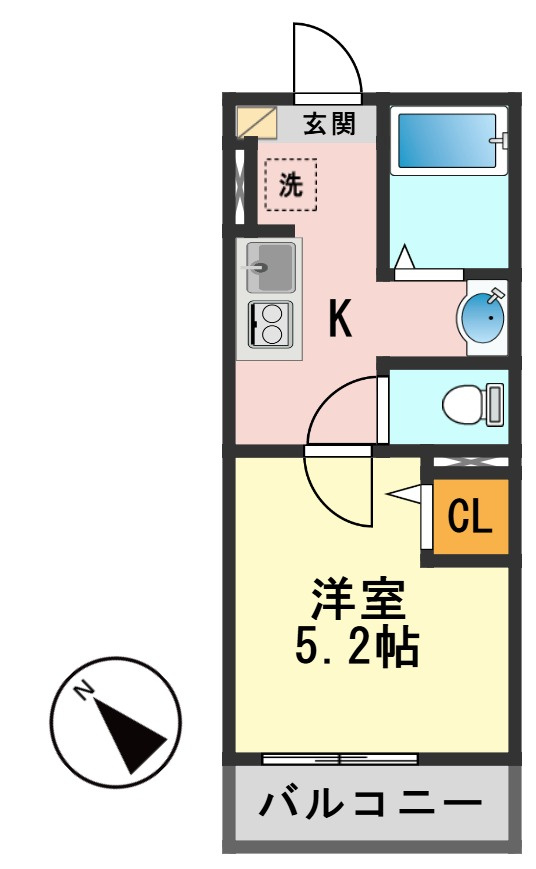MELDIA新小岩Ⅳ の間取り