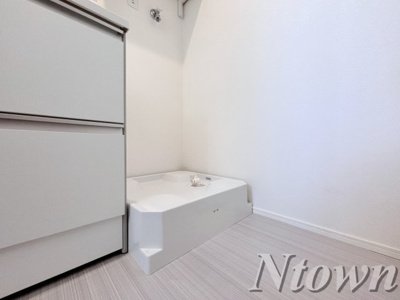 【設備】 | ハーモニーテラス上石川町 | 洗濯機置き場です