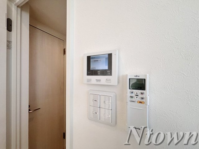 【セキュリティ】 | ハーモニーテラス上石川町 | モニター付きインターホンです