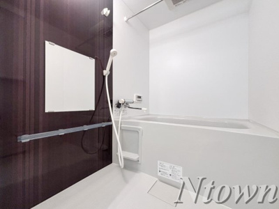 【浴室】 | ハーモニーテラス上石川町 | 落ち着いた空間のお風呂です