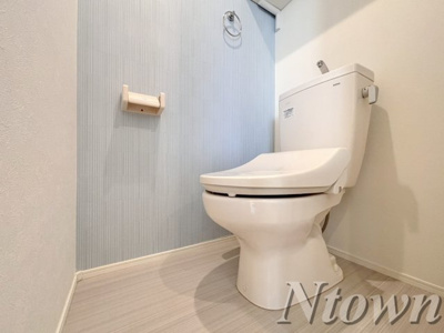 【トイレ】 | ハーモニーテラス上石川町 | 落ち着いたトイレです