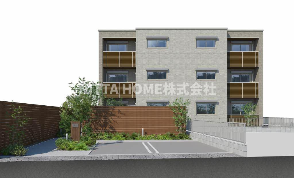 シャーメゾン　ｐａｓｓｏの外観パース|エコジョーズや太陽光発電システムなどを搭載しています☆彡