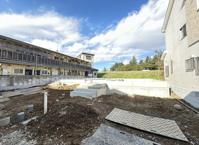 【外観】 | 富士見市水谷東1丁目　新築一戸建住宅　全2棟　(志木本店) | 販売現地／2025年12月6日撮影　
環境に優しいZEH水準の省エネ住宅で新生活を始めませんか！