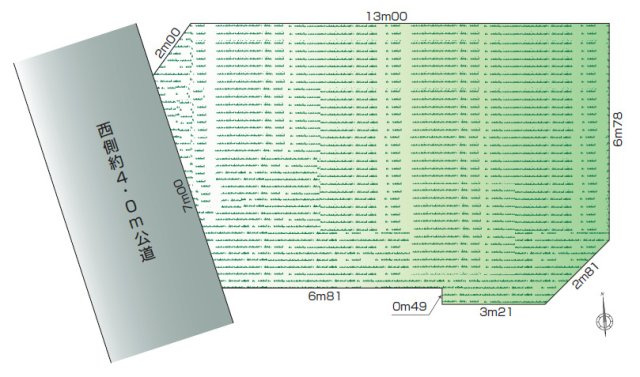 中野区上鷺宮5丁目　省エネ×駐車2台可　ロフト付き大型住宅　限定1棟の区画図