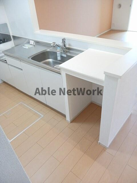 サンビトレスⅢのキッチン|対面式