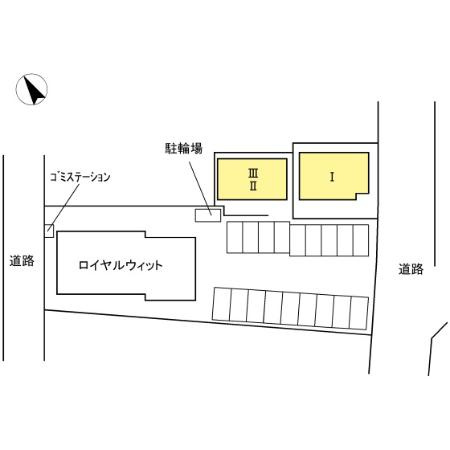 ロイヤルウィットの区画図