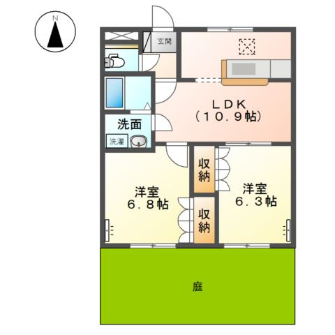 リープクレセントの間取り