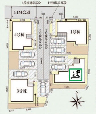 【区画図】 | 高崎市下小鳥町　新築住宅