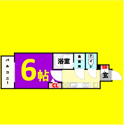 ディアレイシャス浅間町ステーションフロントの間取り