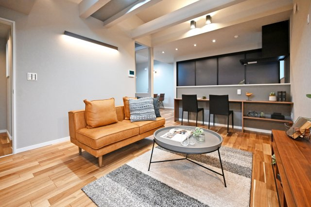 ハッピータウン伊丹市池尻6丁目新築一戸建て│3SLDK+t駐車1台可の内観：施工例|同社施工例写真。施工例物件を見学して頂けます。お気軽にお問い合わせください。