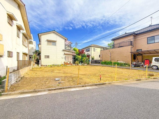 宅地分譲［柏市中央２丁目］の前面道路含む現地写真|常磐線『柏』駅まで徒歩１３分