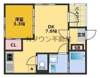 【間取り】 | セブンシーズン栄生 | 間取りです
