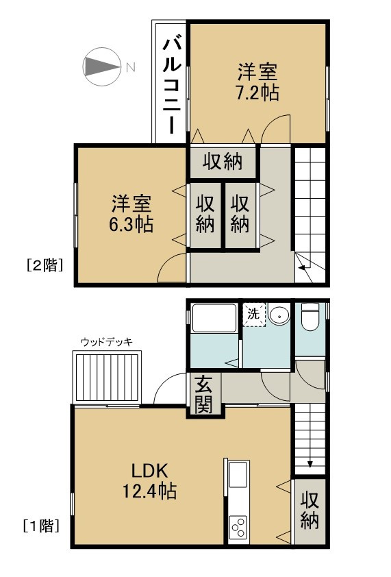 くまハウスの間取り