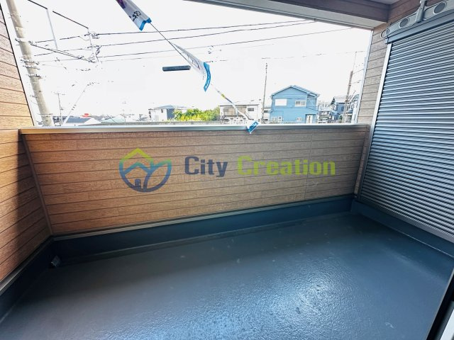 中郡大磯町国府本郷第19　新築一戸建てのバルコニー