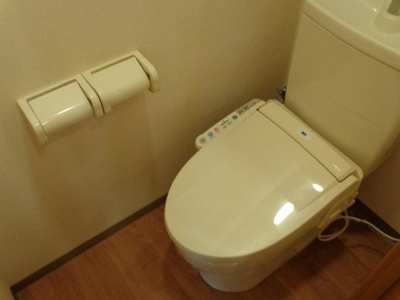 【トイレ】 | フラワーハイツ龍ヶ崎 | シャワー付トイレ