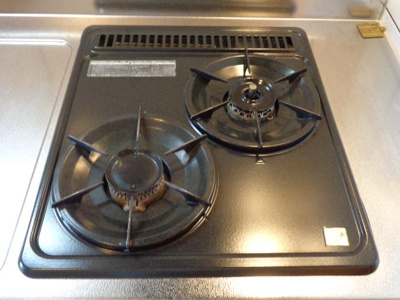 【キッチン】 | フラワーハイツ龍ヶ崎 | ガスコンロ