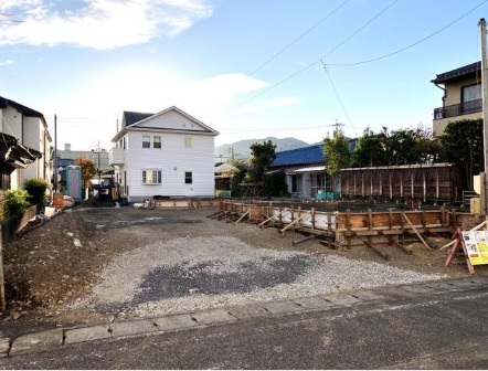 売新築戸建　静岡市駿河区下川原６丁目の前面道路含む現地写真