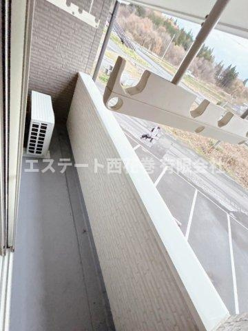 la Pomme(ラポーム）のバルコニー