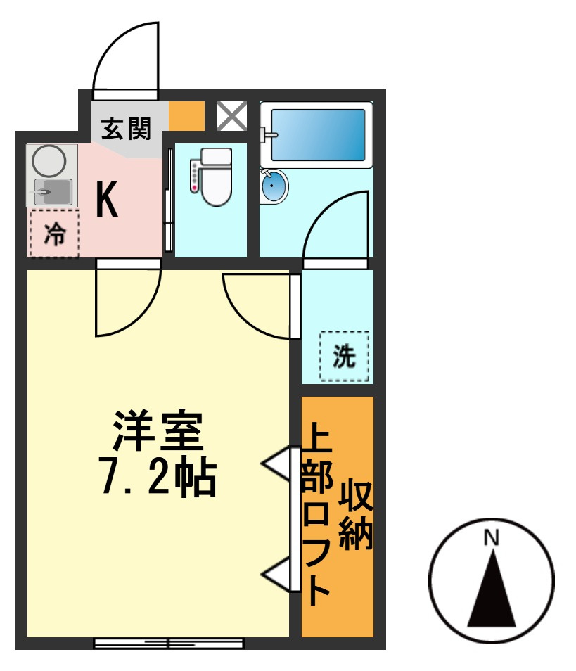 ヴァンテアンⅢの間取り|※間取りはイメージです。