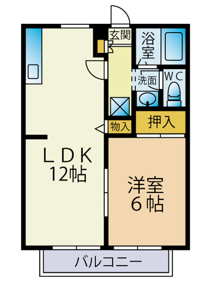 【間取り】 | ハイツM５
