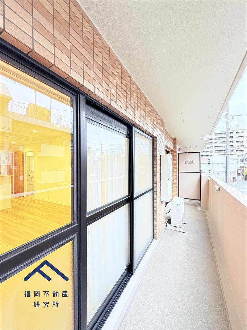 サンシティ鳥飼のバルコニー